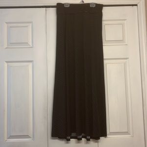 CATO, size small, black & gray maxi skirt